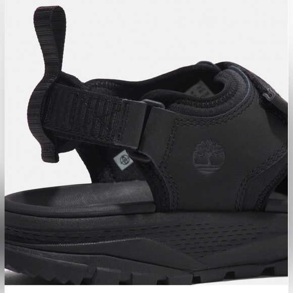 Timberland Women's Lincoln Peak Black 2 Strap Sandals - Picture 3 of 3
